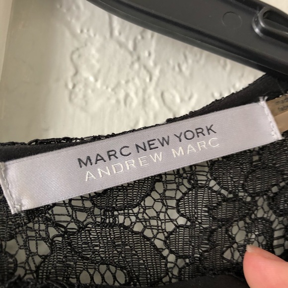 Marc New York Women’s Sheath Black Lace Dress - Picture 3 of 7